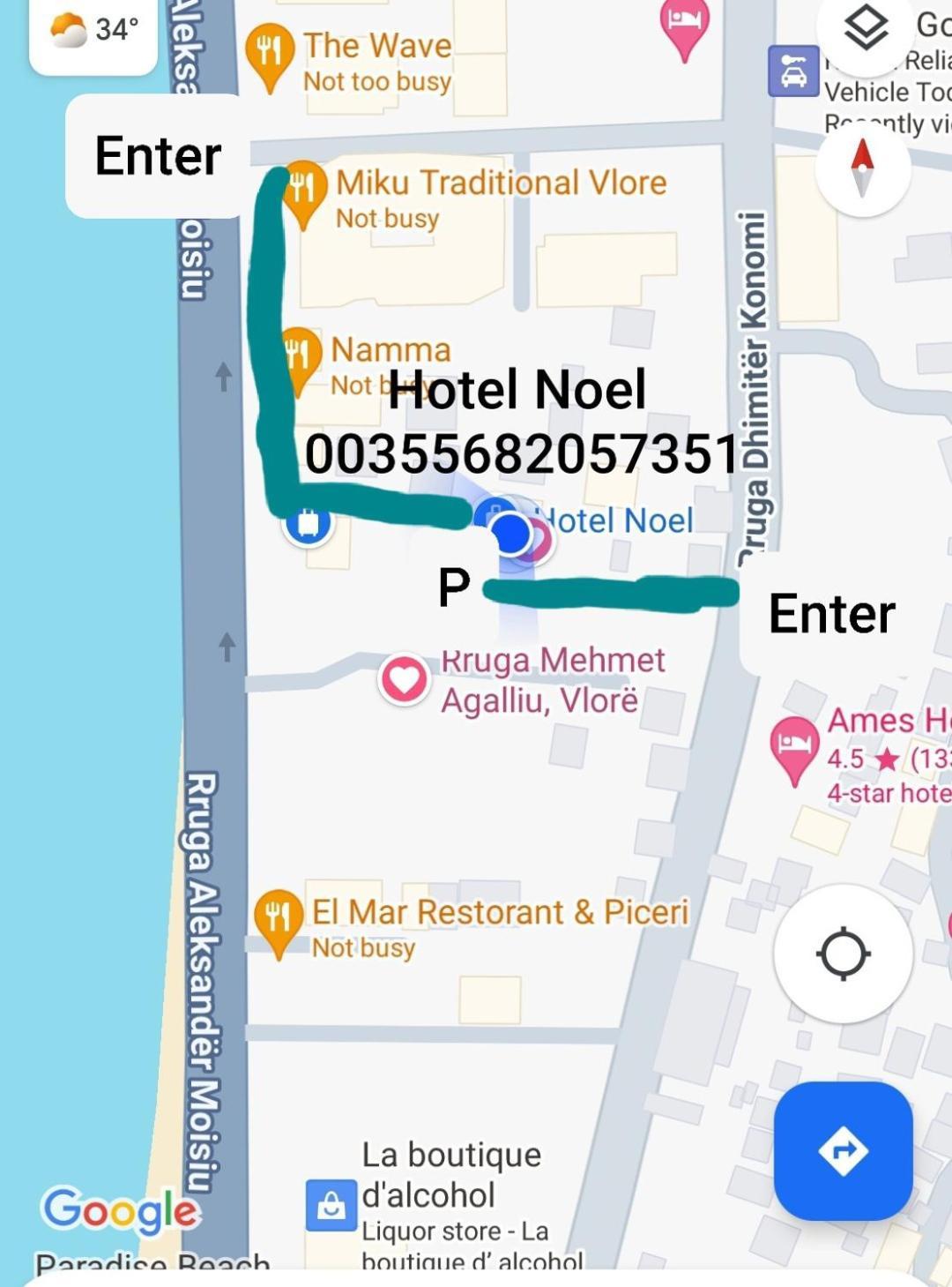Hotel Noel Vlore Exterior photo